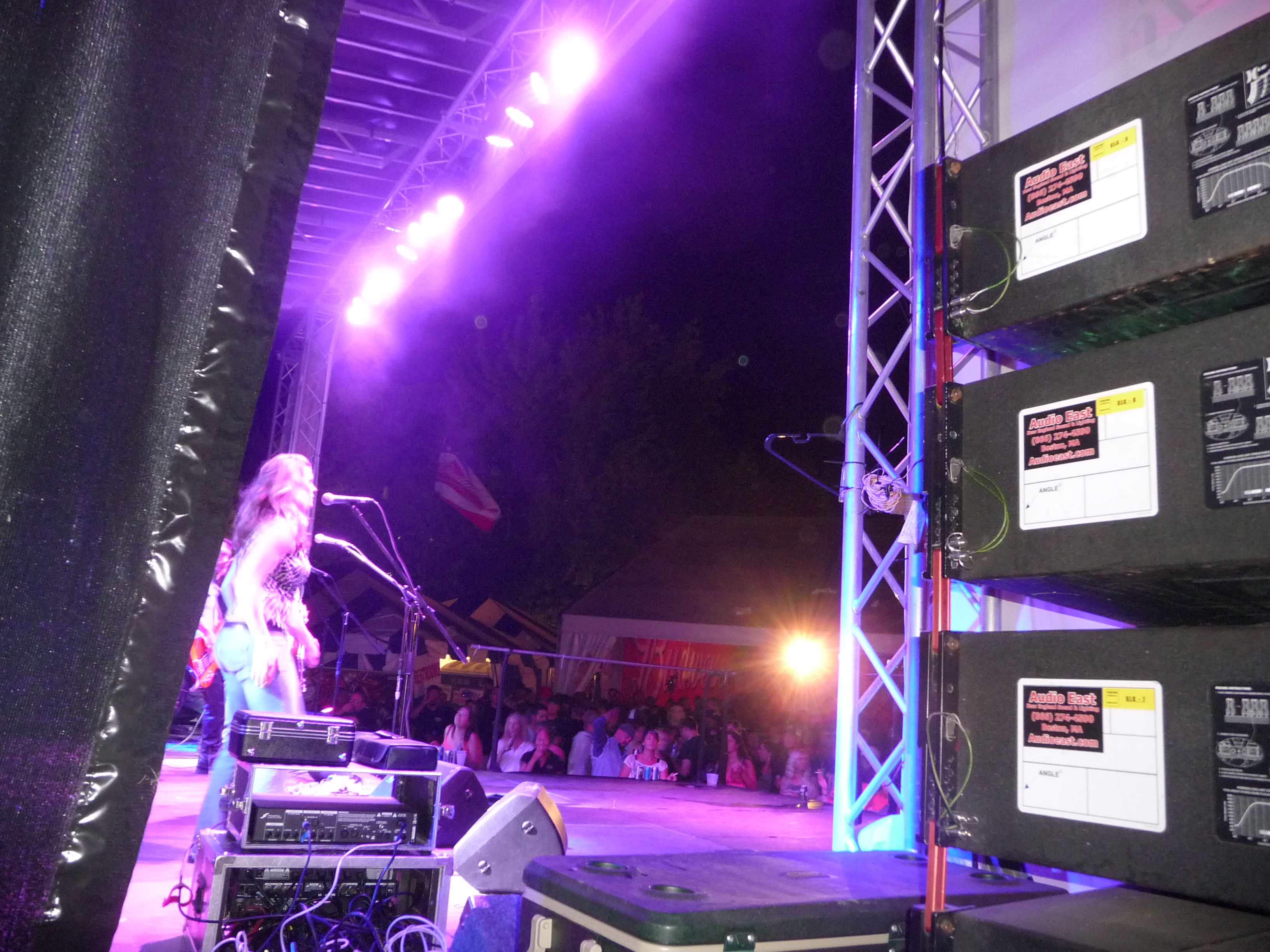 Crystal - side stage view